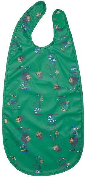 Lång haklapp PU - 9018 - EN STORLEK