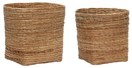 Hübsch Gentle Korgar Naturlig Set om 2