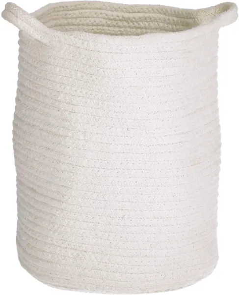 Abeni, Korg, vit, H30x25x25 cm