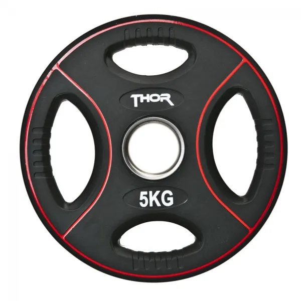 Thor Fitness Viktplatta med handtag 5 kg (1 st)